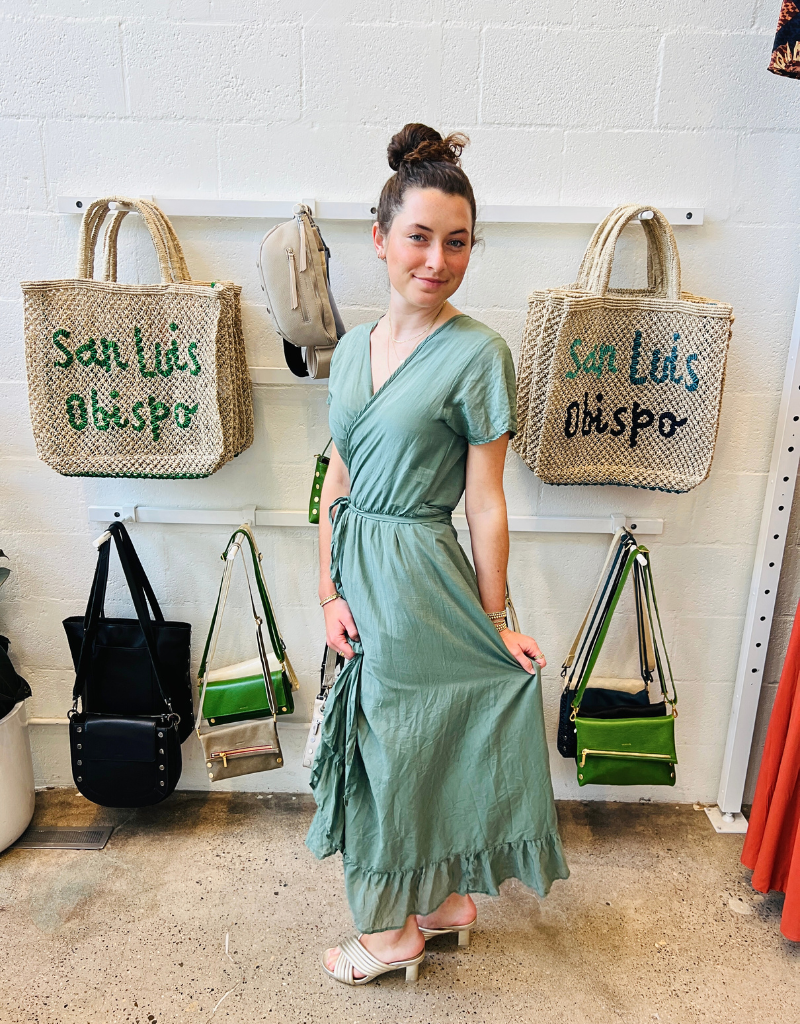 Clare V. Fifi Shoulder Bag in Green
