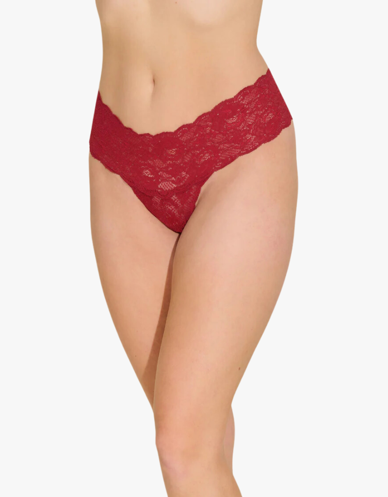 Cosabella Never Say Never Comfie Cutie Thong in Sindoor Red