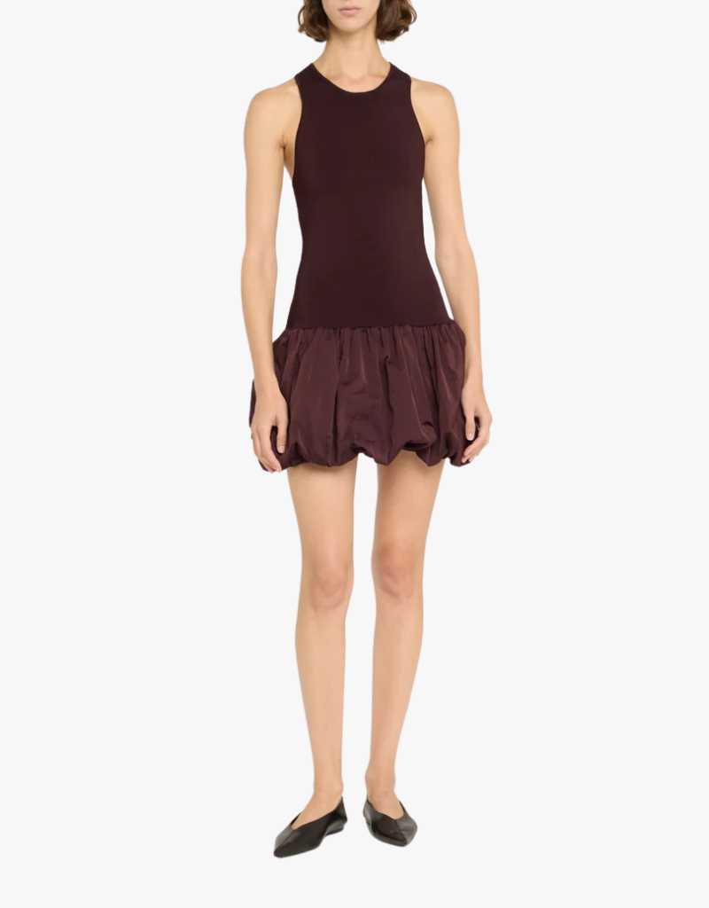 A.L.C. Eloise Dress in Chocolate Plum