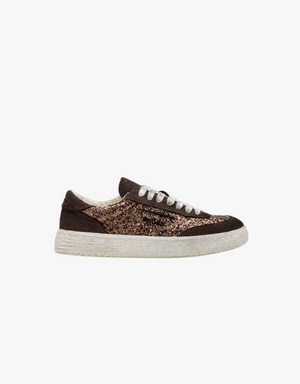 Ghoud Lido Brushed Low Sneakers in Chocolate