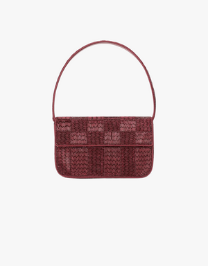 Staud Tommy Beaded Bag in Pinot