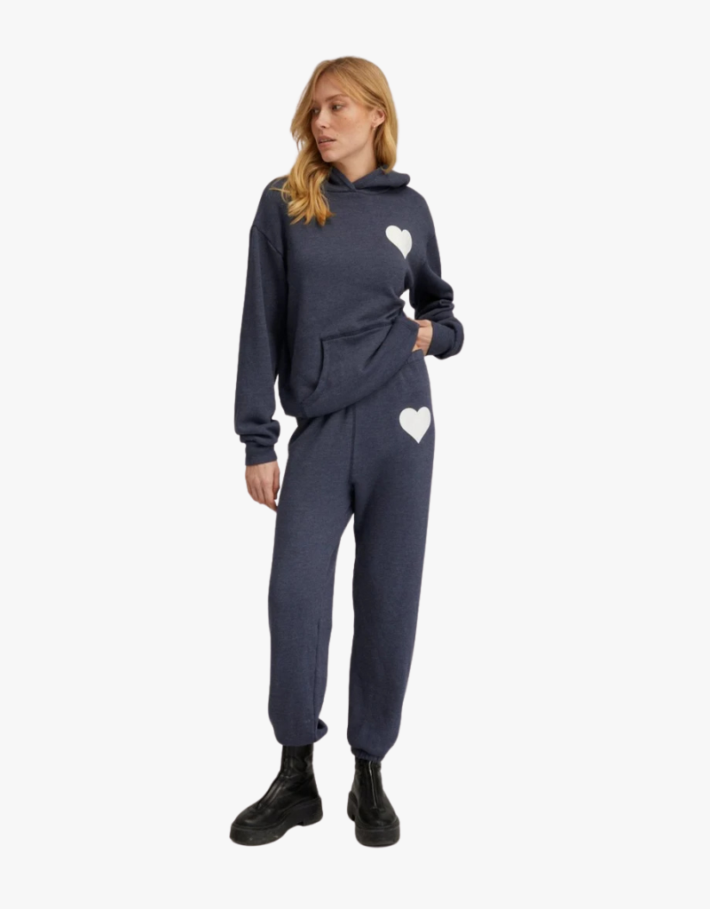 SPRWM Heart Sweatpants in Navy