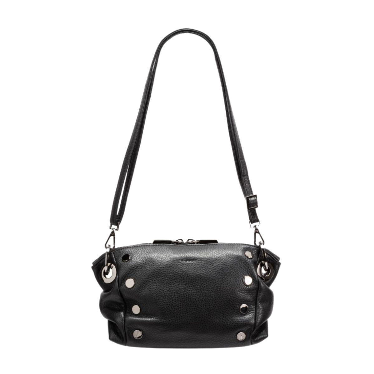 Hammitt Daniel Crossbody Clutch Small in Black with Gunmetal