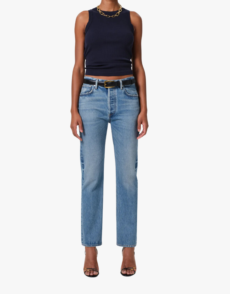 Citizens of Humanity Blaine High-Rise Straight Jeans in Perri