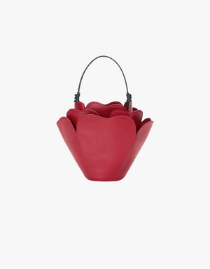 Staud Juliet Handbag in Rouge