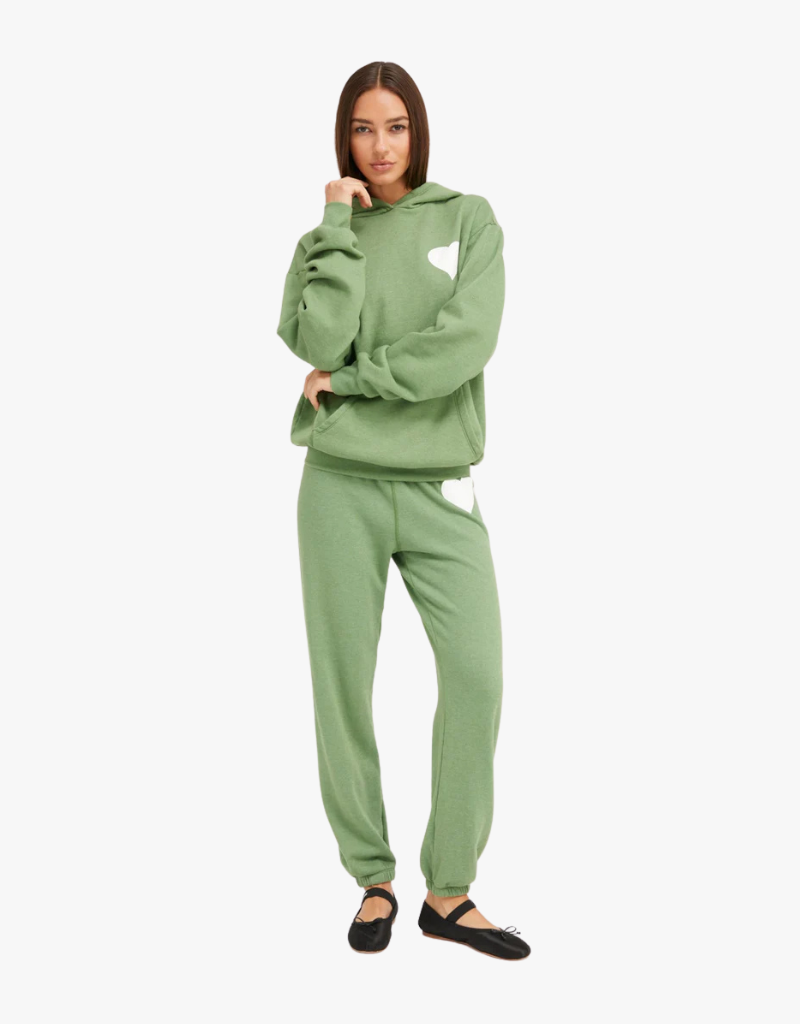 SPRWM Heart Sweatpants in Fern