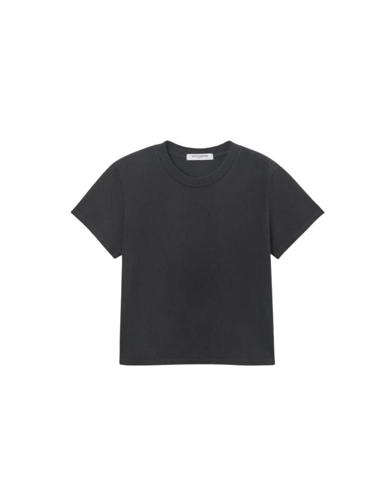 Perfect White Tee Springsteen Ringspun Cotton Tee in True Black