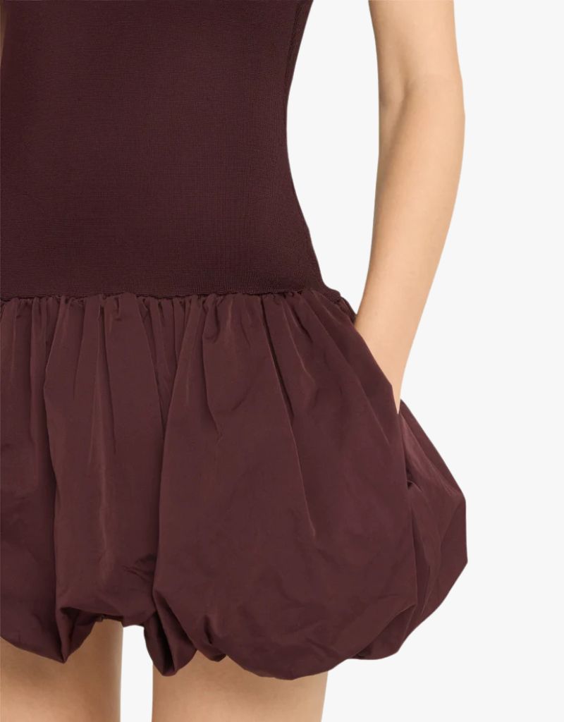 A.L.C. Eloise Dress in Chocolate Plum