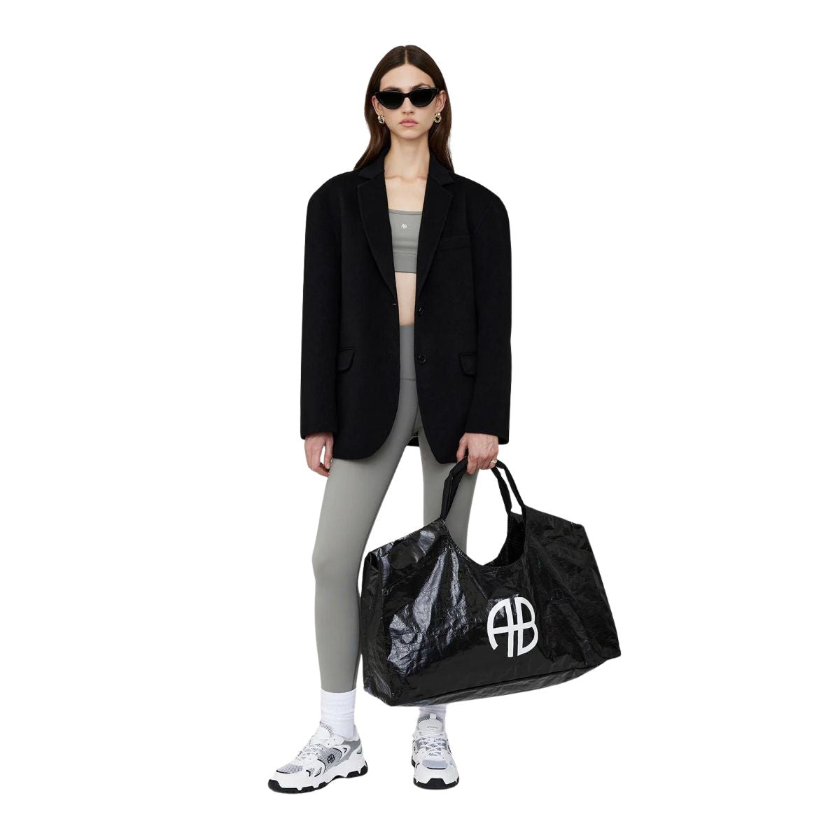 Anine Bing Drew Sport Tote in Black Ambiance Boutique