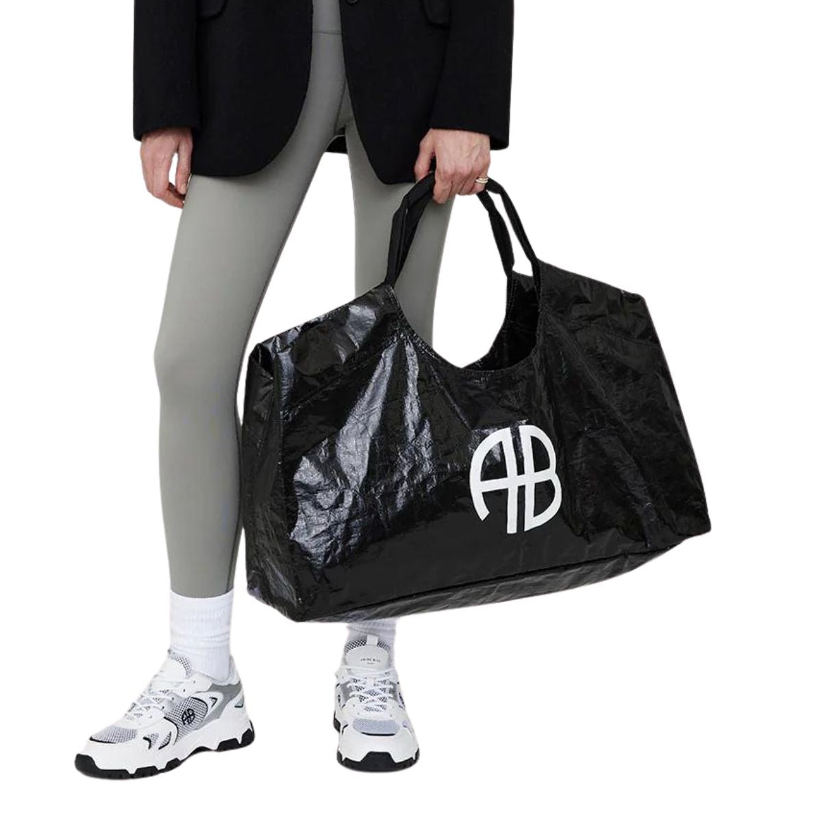 Anine Bing Drew Sport Tote in Black Ambiance Boutique