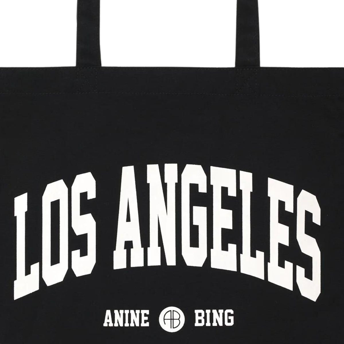 Anine Bing Remy Canvas Tote in Black Ambiance Boutique