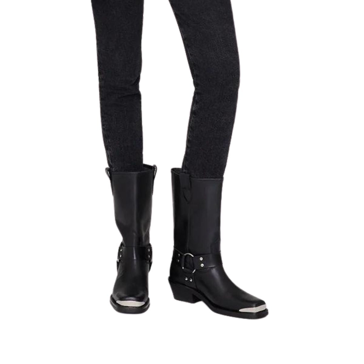 Anine Bing Ryder Boots in Black Ambiance Boutique