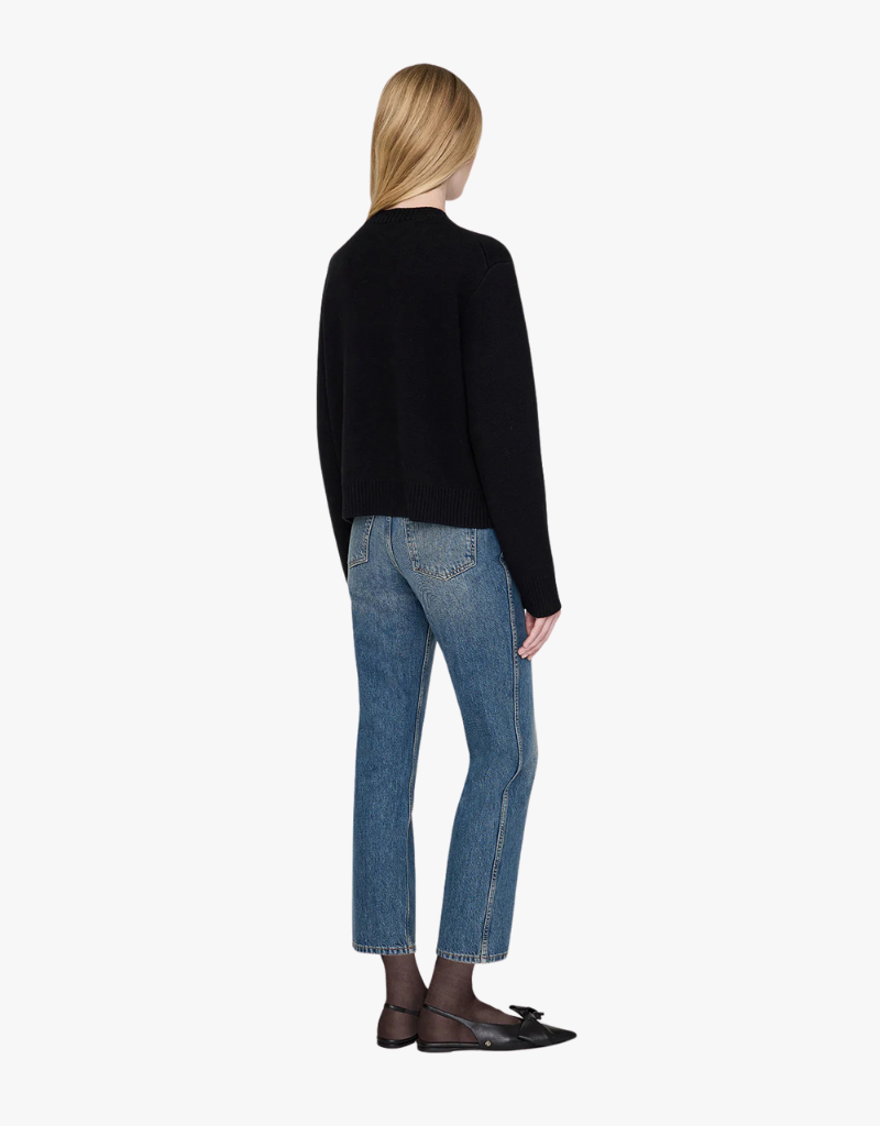 Anine Bing Jameson Cardigan in Black