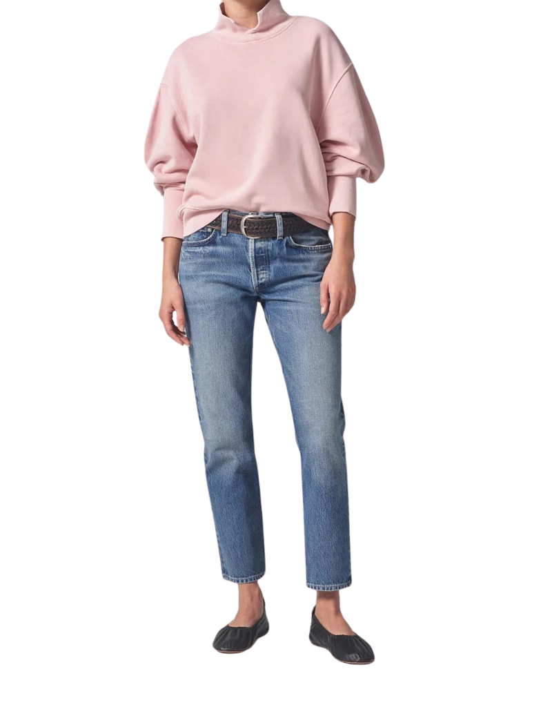 Citizens of Humanity Isla Low Rise Straight Leg Jeans in Maxwell