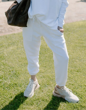 Frank & Eileen Eamon Jogger Sweatpant in White