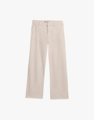 Frank & Eileen Westport The Italian Wide Leg Chinos in Khaki (Italian Performance Twill)