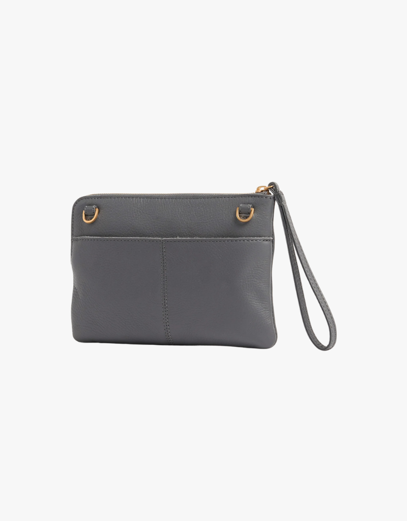 Hammitt Nash Small Crossbody Clutch in Sonnet Grey & Brushed Gold