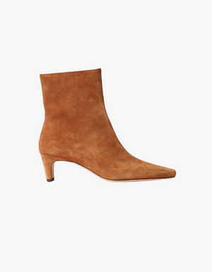 Staud Wally Ankle Boots in Tan