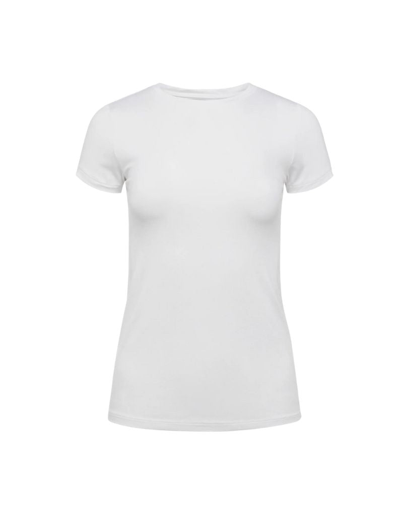 L'agence Ressi Crew Neck Short Sleeve in White