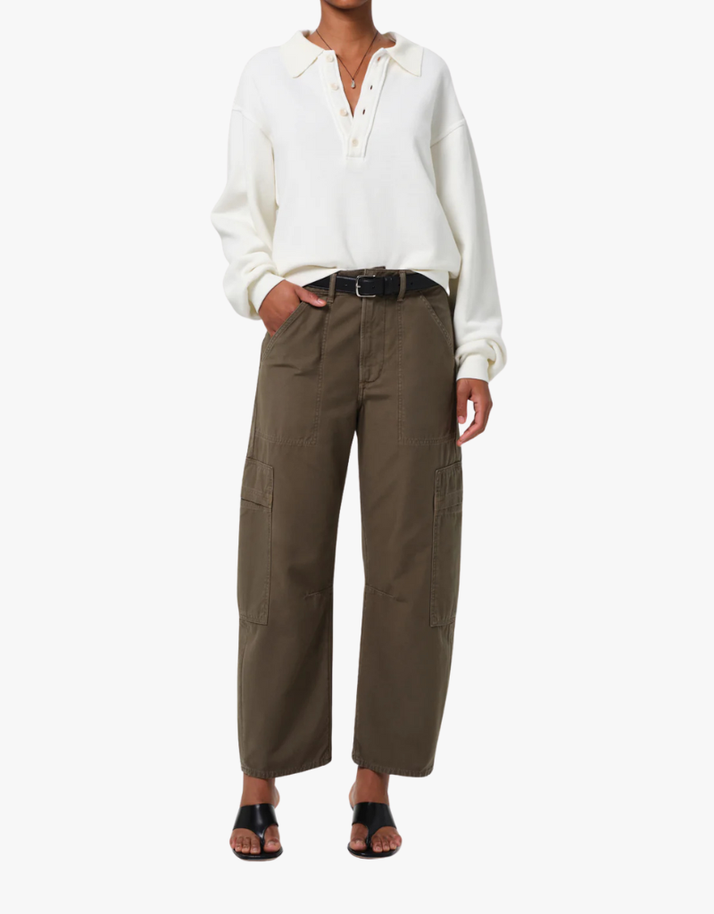 Citizens of Humanity Marcelle Low Slung Cargo Pants in Dogwood