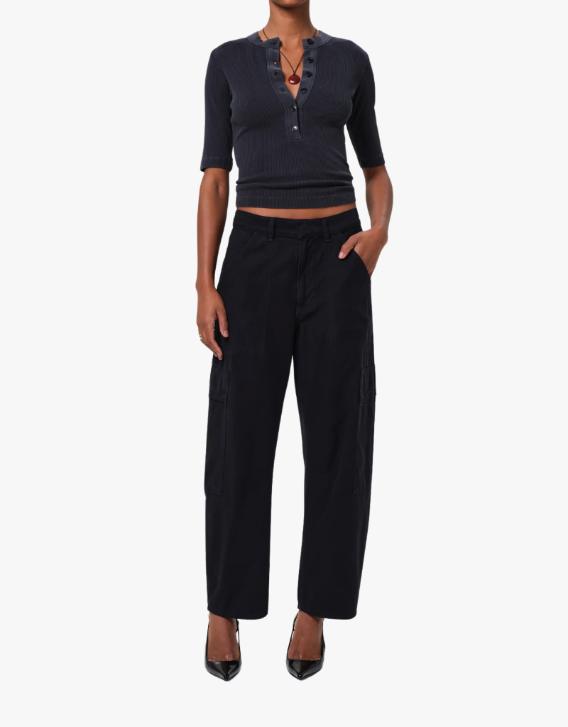 Citizens of Humanity Marcelle Low Slung Cargo Pants in True Navy