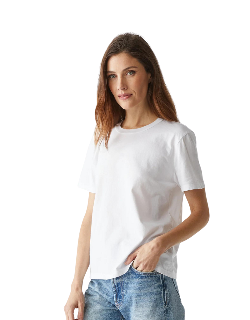 Luce Cropped V-Neck Tee