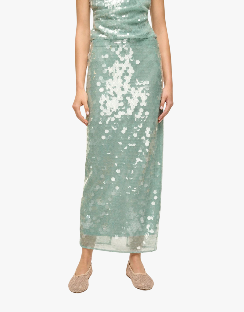 Staud Casey Skirt in Mist