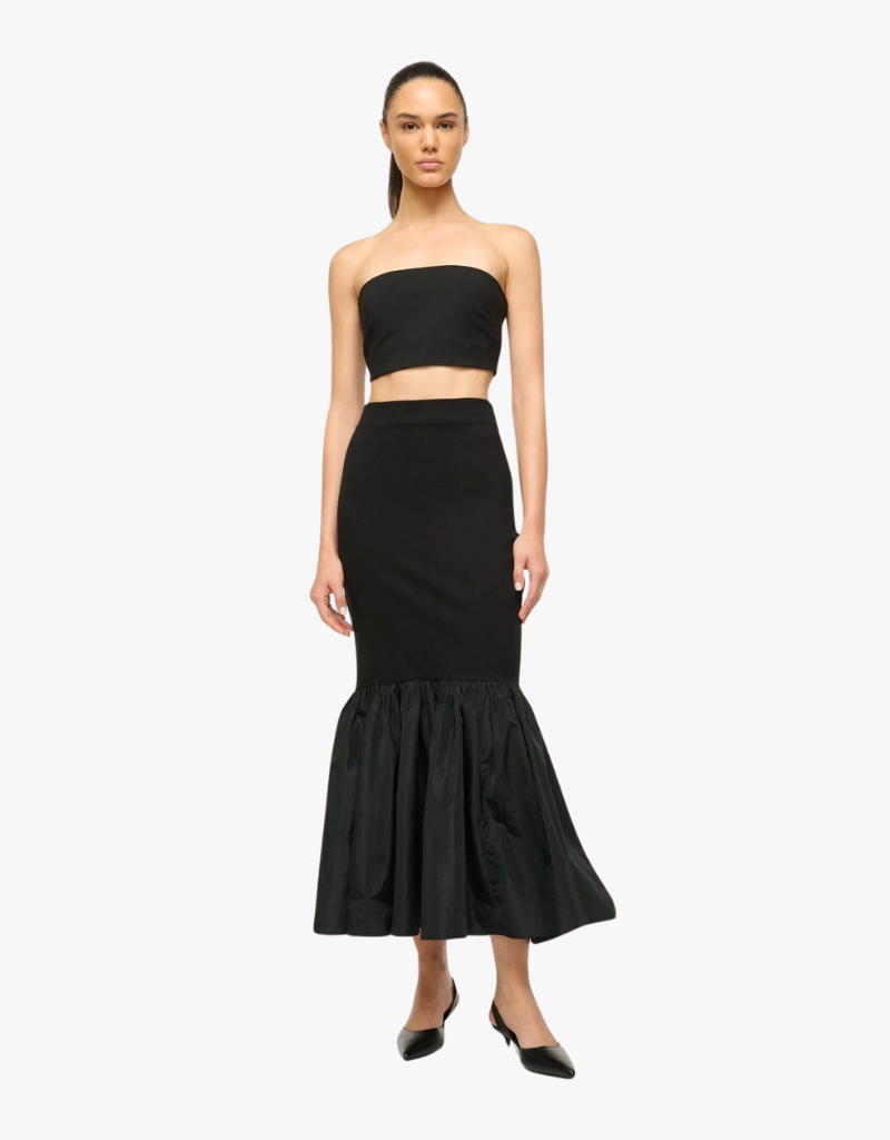 Staud Hawthorne Skirt in Black