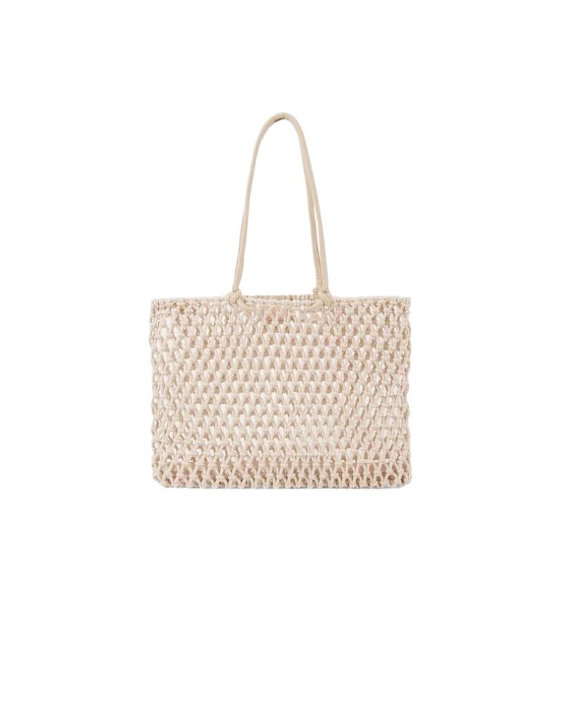 Clare V. Sandy Beach Bag in Natural