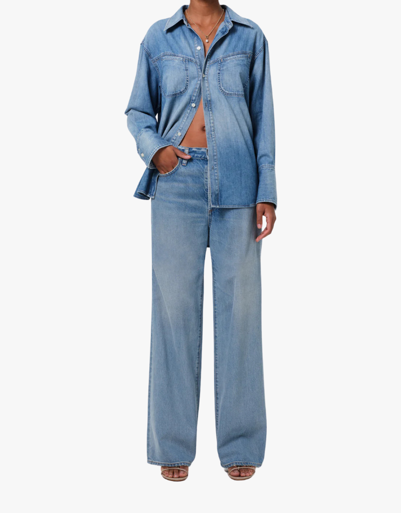 Citizens of Humanity Paloma Baggy Jeans in Chalice