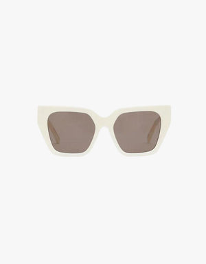 Clare V. Heather Sunglasses in Cream