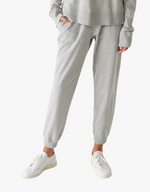 Michael Stars Eden Jogger in Heather Grey